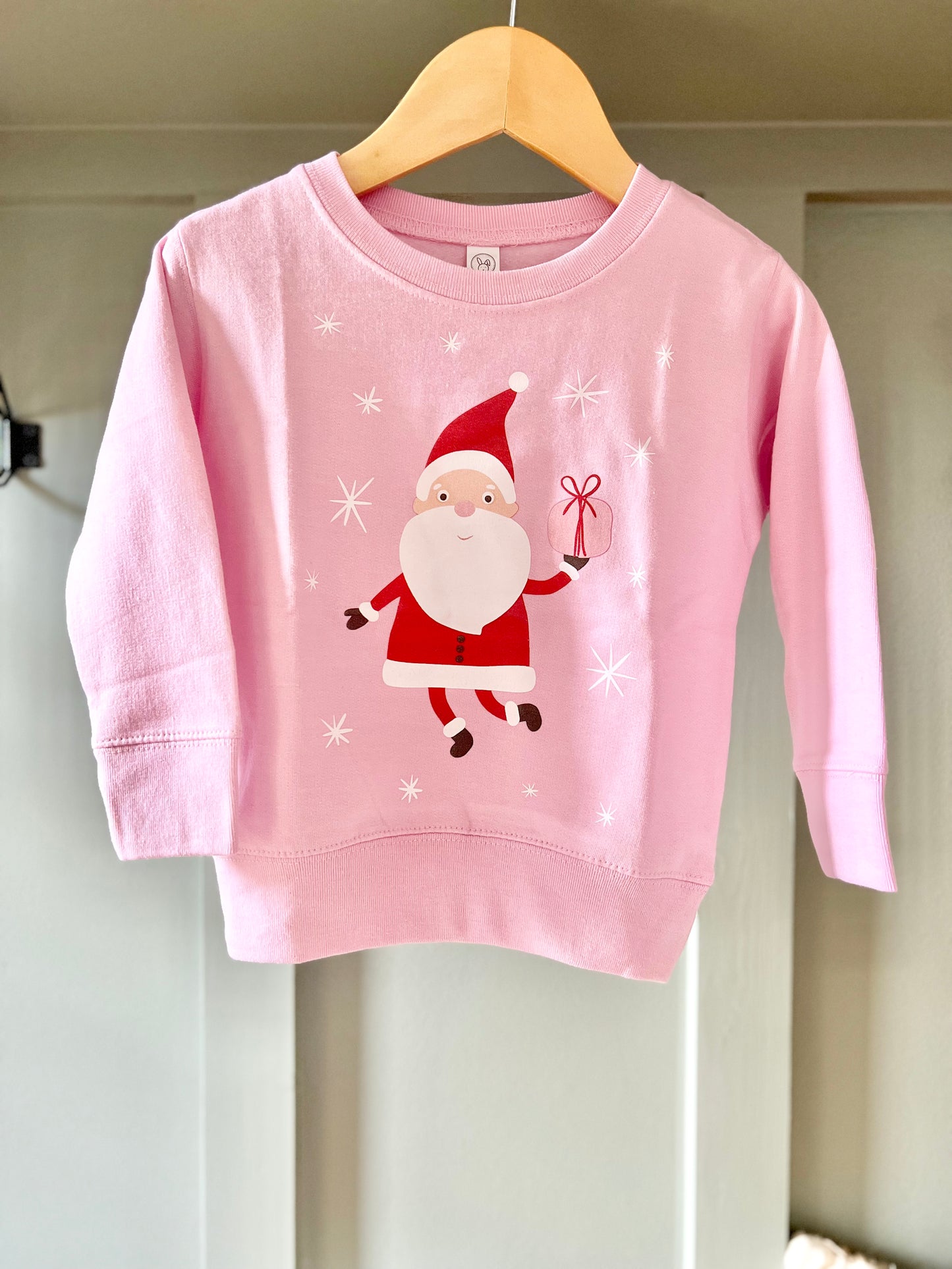 Pink Santa Pullover