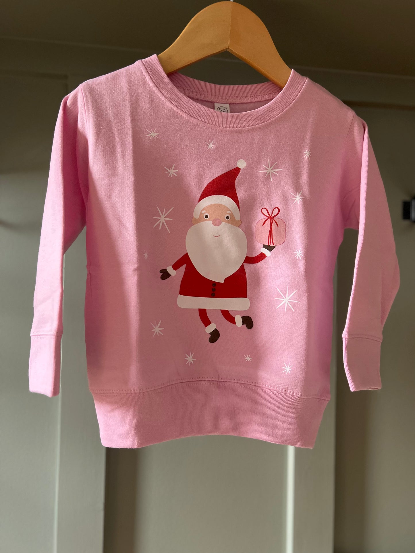Pink Santa Pullover
