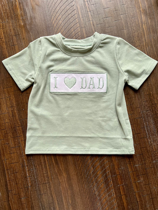 I 💚 DAD shirt