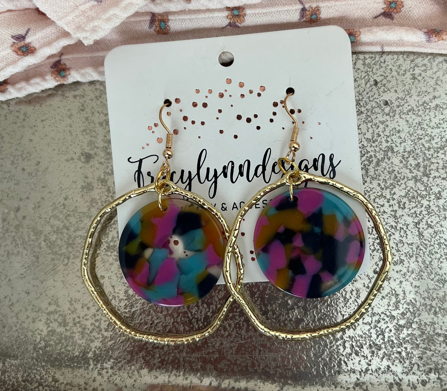 Multi-color earrings