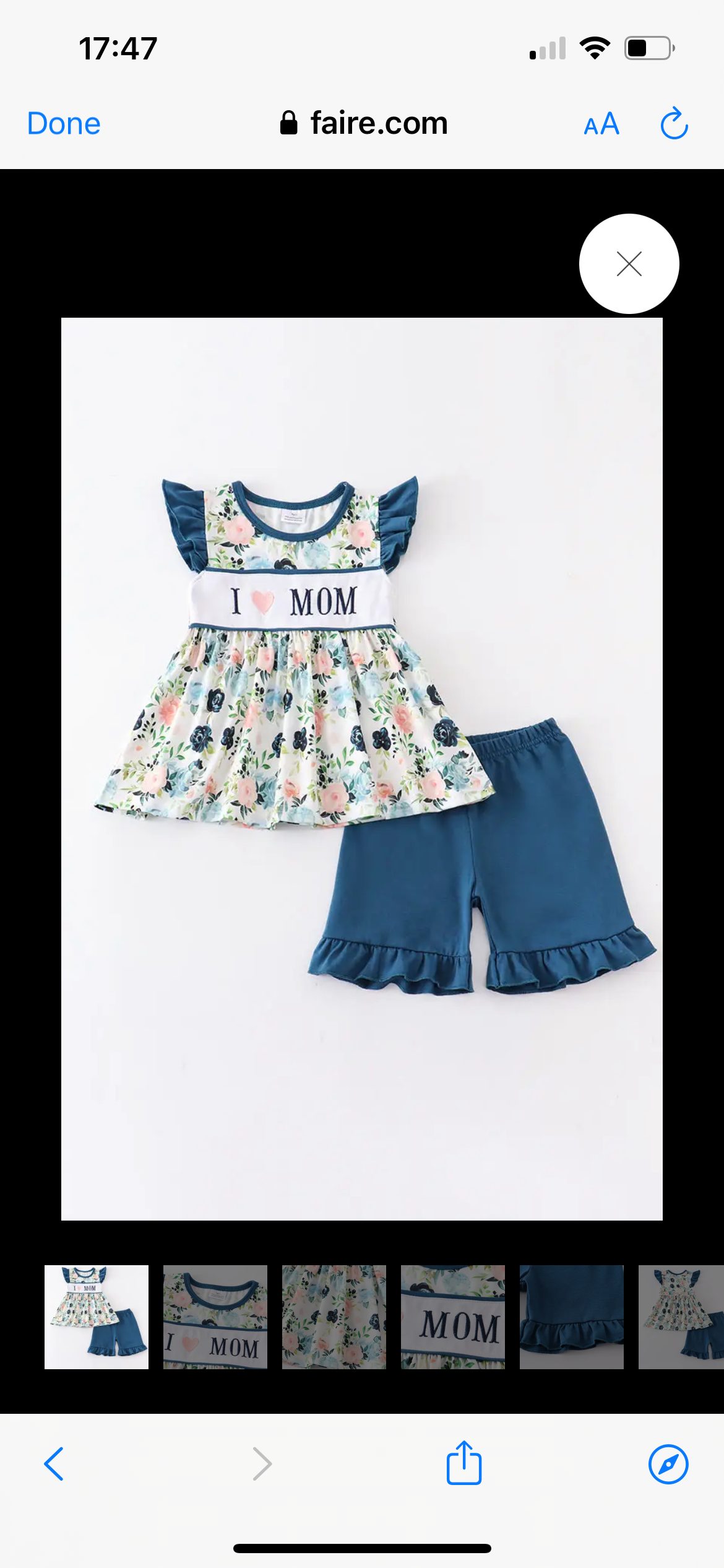 I 💜 MOM Short Set